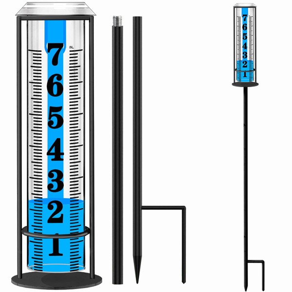 BIUWING Rain Gauge Outdoor,Accurate Rain Gauges Outdoors Best Rated,Upgraded Freeze