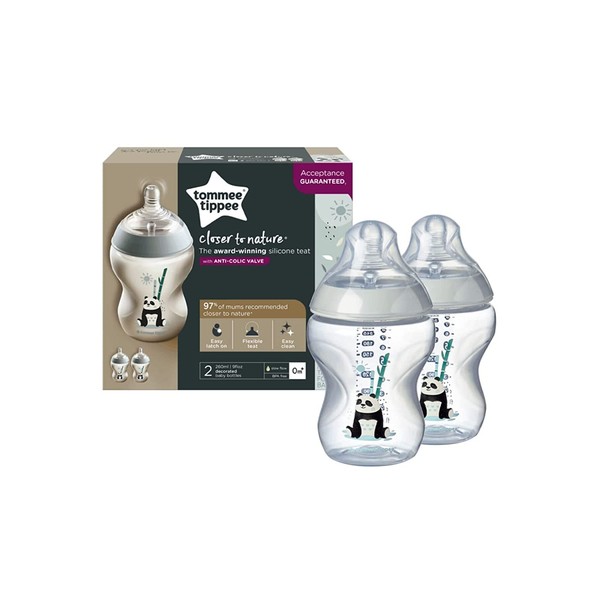 Tommee Tippee Closer to Nature Baby Bottle Green 260 ml