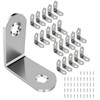 Angle Connector, Pack of 10 Stainless Steel Angle Metal 90