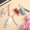 ZEYIYER 3 PCS Hand Sanitiser Holder Keychain, 1oz/30 ml Portable