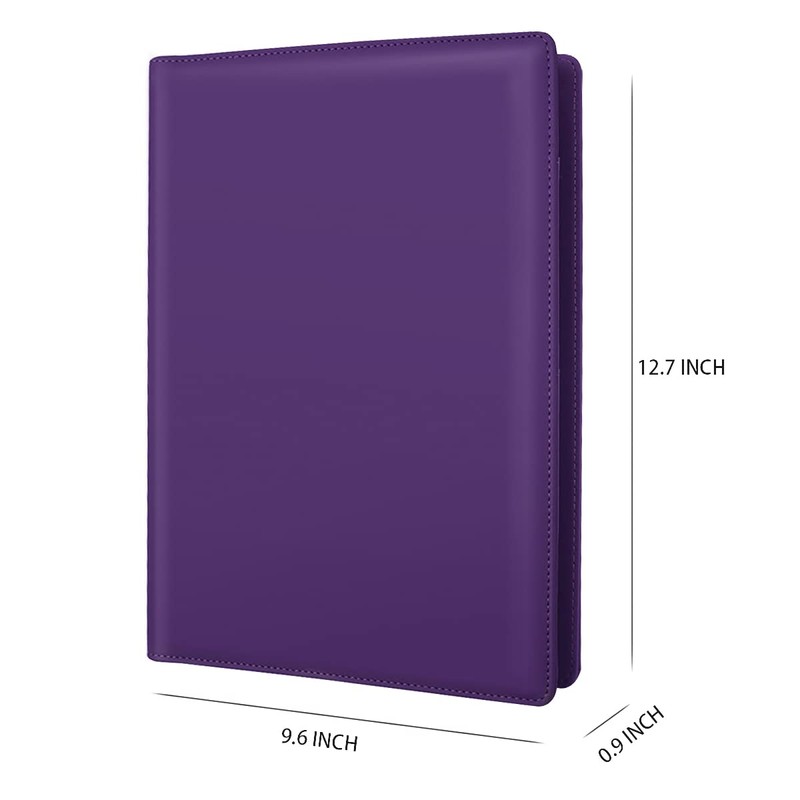 WAVEYU Resume Portfolio Folder, Padfolio Clipboard, Writing Portfolio Leather Clipboard