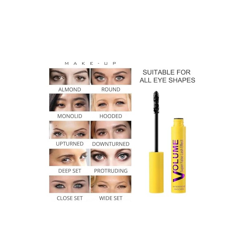 Bubble Mascara - Smudge-Proof, Volume and Length Formula for Bold,