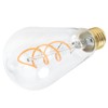 ST64 Bulb Double Spiral E27 4W Dimmable Light Bulb for