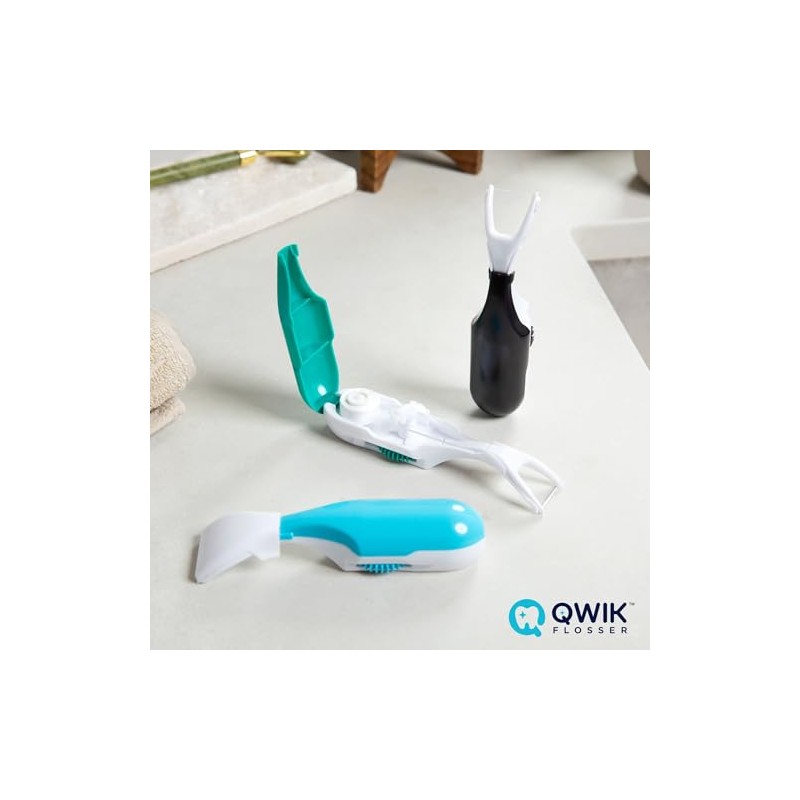 Flosser dental automático de QWIK | Haga clic en el