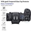 Glass Screen Protector Compatible for Canon EOS R5 R5 C