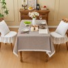 Fantastshop Checkered Tablecloth Rectangle - Cotton Linen Fabric Plaid Buffalo