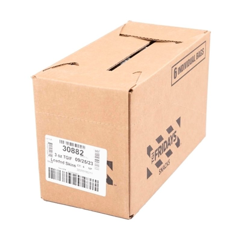 TGI Fridays Loaded Potato Skins, 3 Ounce -- 6 per