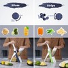 SupMaKin Safe Mandoline Slicer for Kitchen, Potato Slicer, All in