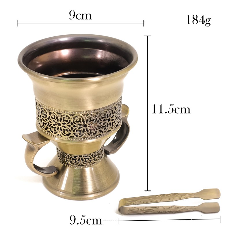 BEYLAB Frankincense Resin Incense Burner, Incense Censer, Bakhoor Burner, Charcoal