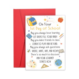 First Day of School Gifts for Kid Homecoming Day Back to School Supplies for Teen Girls Boys Back to School Stuff First Day of School Card School Supplies Aesthetic High School Going to College Friend