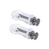 2 piezas de tornillos para asiento de inodoro de fijación