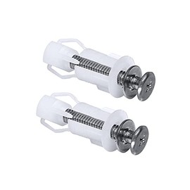 2 piezas de tornillos para asiento de inodoro de fijación superior con tapa de tuerca, kit de accesorios de baño universales, piezas de repuesto para