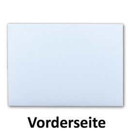 25x Letter Envelopes DIN C6 in White - Lined with White Silk Lining - 11.4 x 16.2 cm - Letter envelopes for Greeting Card - 100g / m²- Sticker Flaps