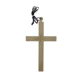 Zac's Alter Ego Fancy Dress 21.6cm Long Monk Cross Necklace