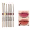 LIANGNISHI Automatic Rotating Lip Liner, Lipstick Pen, Fade-Resistant, Matte Nude,