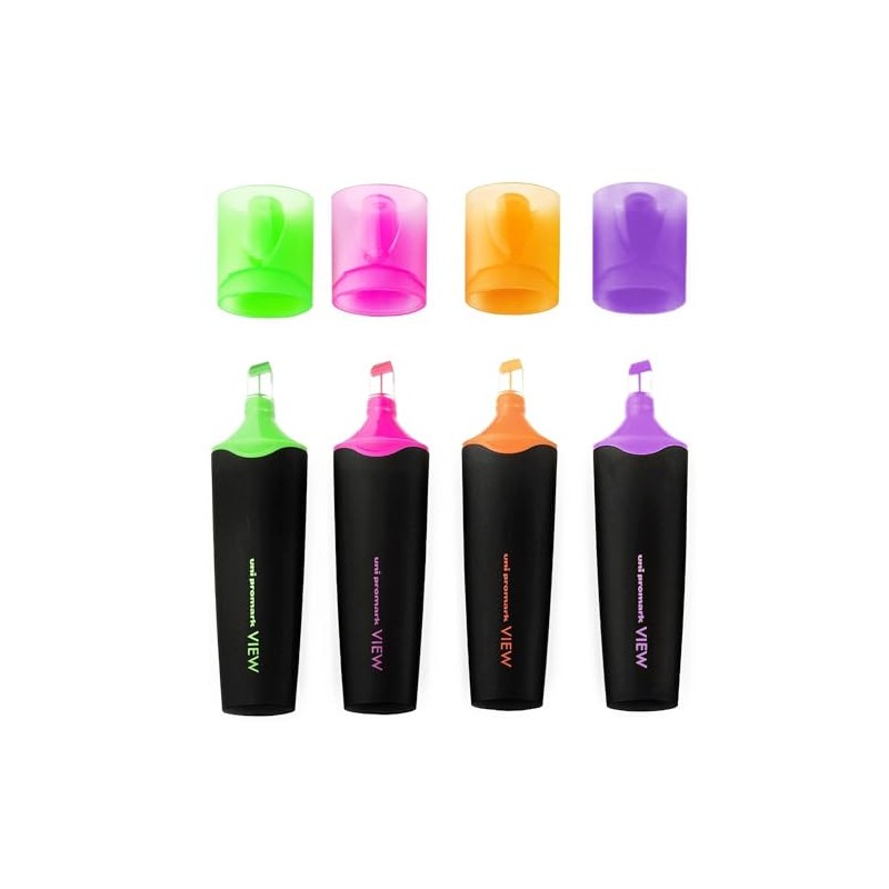 uni-ball - USP-200 Promark View Highlighter Pens - 5mm Chisel