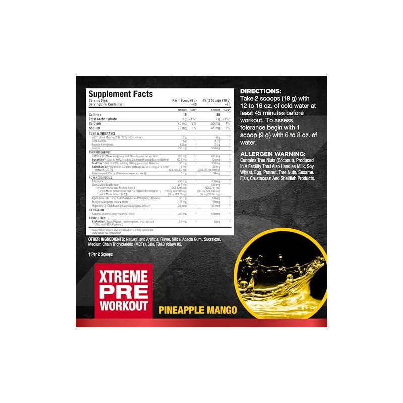 ALLMAX Nutrition | Impact Igniter Extreme | 360 gr |