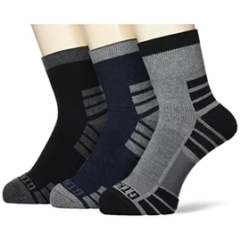 GT Hawkins Heavy Duty Socks, Set of 3, Short Length, Strong Deodorizing