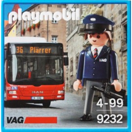 Playmobil RARE VAG LE Nuremburg Bus Driver