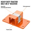 Universal Bolt on Receiver Hitch for Tractor Bucket with 2"