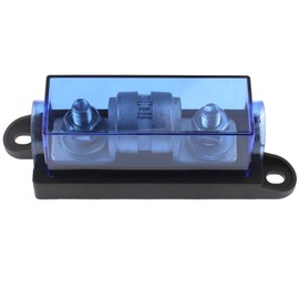 JIAKUPA 400 Amp Class T Fuse with Block, Operating 250V DC, 400A Fuse ANL Block for Inverters, ATV, RV, Boat, Cars, Truck, Car Stereos Systems