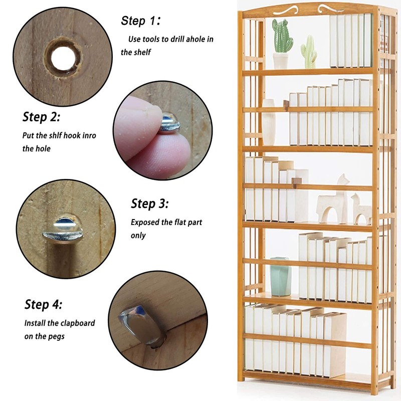 Shelf Pin Spoon Shaped Cabinet Support Pegs Support Heavy Duty