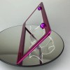 MotorVehicleParts Hot Pink Stainless Steel License Plate Frame w/ Aluminum