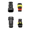QWORK® 10 pieces car plug waterproof connector 2 pin, cable
