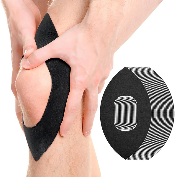 VEGCOO Pack of 20 Pre-Cut Knee Tape, Kinesiology Tapes, Physio