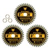 FOXBC 3 Inch Carbide Circular Saw Blade 36 Tooth for