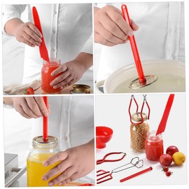 Ciieeo 4sets Home Essential Canning Tools Jar Lid Lifter Complete Bubble Remover Easy Canning Kit 8pcs*4