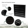 Vent Systems 125mm Exhaust Vent Cover - Black - Dryer
