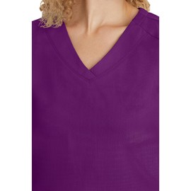 Healing Hands Scrubs for Women Jill Scrub Top V-Neck Modern Fit with 2 Patch Pockets and 2-Way Stretch Fabric 2320, M, Eggplant