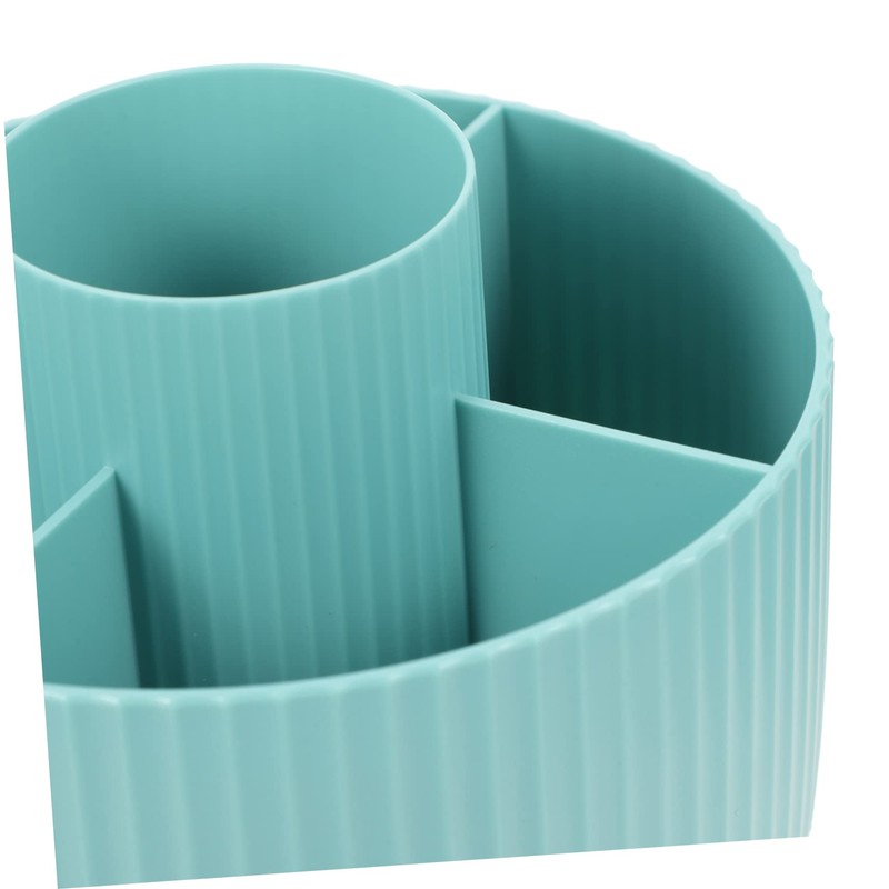 jojofuny Rotatable Desk Pen Holder Multi Functional Organizer for Makeup