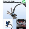 Charchendo Wheelchair & Stroller Phone Holder with Flexible Gooseneck Arm,