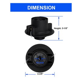 ZALANA A uto Cut C5-2 Trimmer Weed Head for Stihl FS38 FS40 FS40C FS40CE FS45 FS45C FS46 FS46C FS50 FS50CE FSE60 FSE71 FSE81 String Trimmer Brush Cutter Replaces 4006 710 2106 4006 710 2103