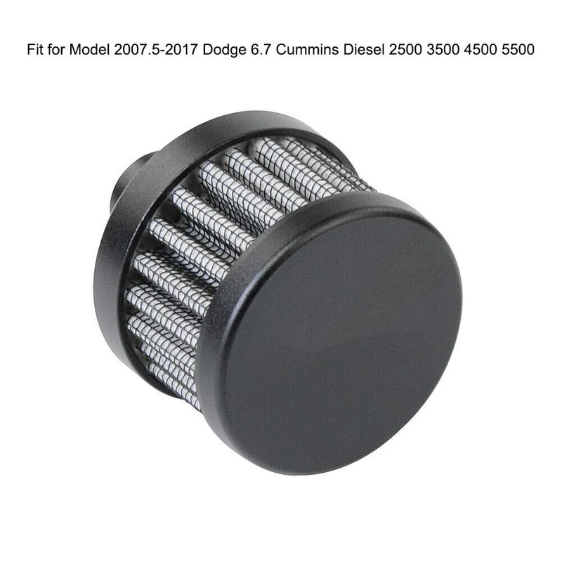 CCV Crankcase Ventilation Open Breather Kit Filters for 2007.5-2017 Dodge