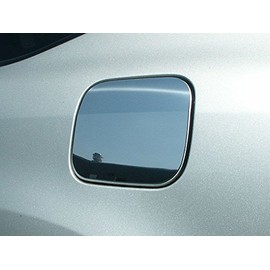 707Motoring Stainless Polished Chrome Gas Door Cover Trim (NOT a Replacement, Overlay Trim ONLY) 1PC, Compatible with Lexus RX350 2004-2009 (4-Door, SUV)