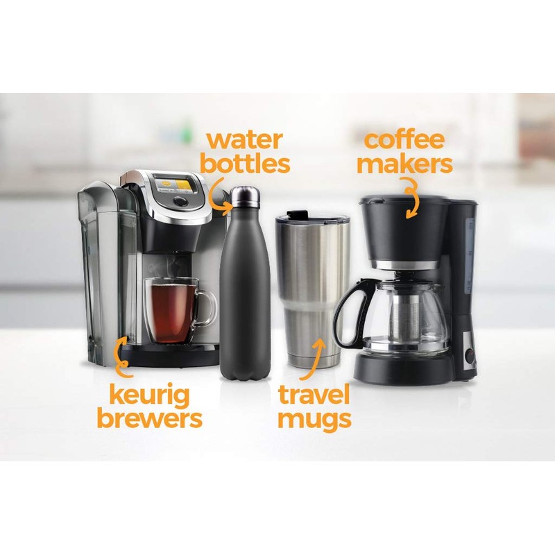 Plink Washer & Dishwasher Freshener & Cleaner Tablets and Drinkware