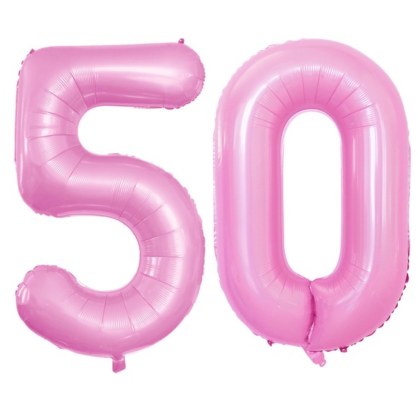 GOER Number 50 Balloons for 50th Birthday Party Decorations,42 Inch