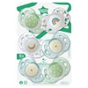 Tommee Tippee Night Time Pacifier, 18-36 Months, Symmetrical Silicone Baglet,