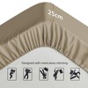 wyewye Fitted Sheet 140 x 200 x 25 cm, Microfibre