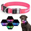 LED Dog Collar, Light Up Dog Collar, USB Rechargeable -
