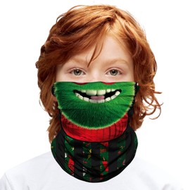 ShopINess Multifunctional tube scarf for children (6-14 years) - Grinch