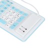 Foldable Silicone Keyboard 103 Keys USB Wired Silicon Foldable Waterproof