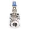QiiMii Stainless Steel 304 Vacuum Ball Valve Clamp Valve with