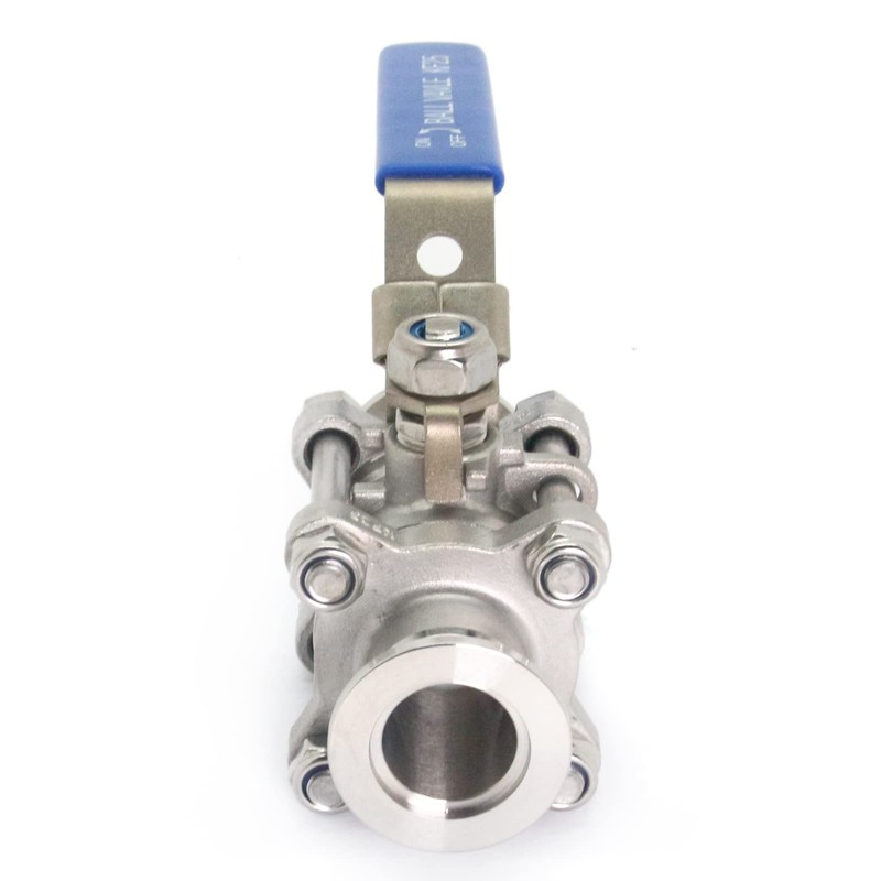 QiiMii Stainless Steel 304 Vacuum Ball Valve Clamp Valve with