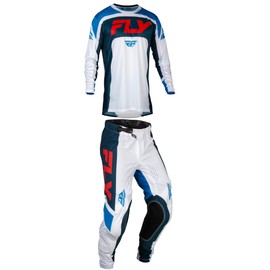 Fly Racing Men's Lite Adult Motocross & Mountain Bike Jersey + Pant Gear Set - For Dirt Bike, MTB, BMX, and Motorcycle Riding