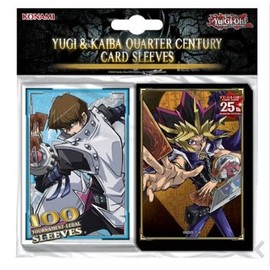 Yu-Gi-Oh! 4012927165775 YGO Yugi & Kaiba Quarter Century Card Sleeves(100)