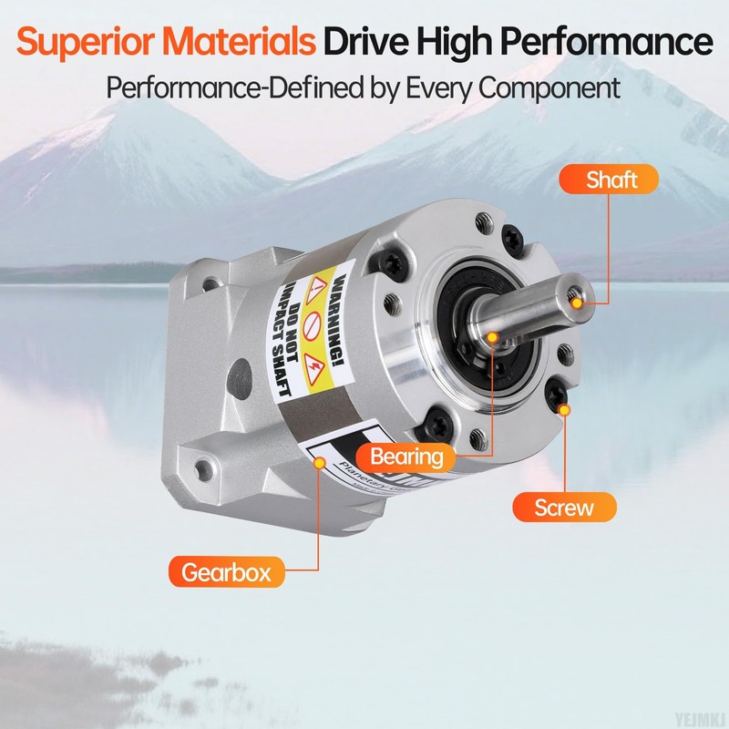 YEJMKJ Ratio 10:1 Planetary Gearbox for Nema 17 Stepper Motor